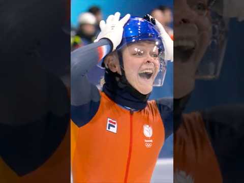 Short track speed skating is 'pure joy' 😁