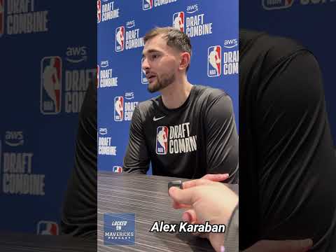 Alex Karaban 2026 NBA Draft Combine Interview | Dallas Mavericks Draft Target?