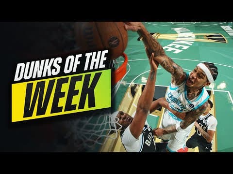 The TOP Dunks of Week 4 | 2025-26 NBA Season