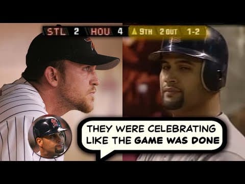 Rewind: Pujols' MOONSHOT off Brad Lidge! | (Cardinals vs. Astros 2005 NLCS Game 5, Top 9th)