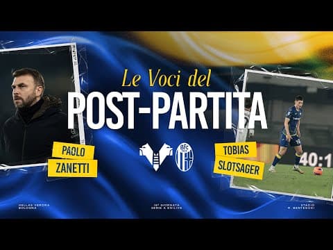 Serie A Enilive 2025/26 | Le voci del post partita: Zanetti e Slotsager
