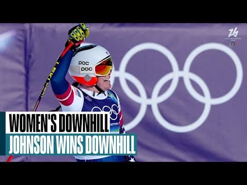 Johnson wins downhill for first U.S. gold of Milan Cortina