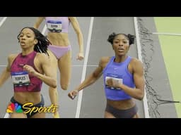 Rosey Effiong closes strong to win women's 400m at USATF Indoor Championship | NBC Sports