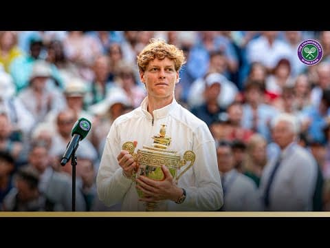 The new Wimbledon Champion | Jannik Sinner | Final On-Court Interview | Wimbledon 2025