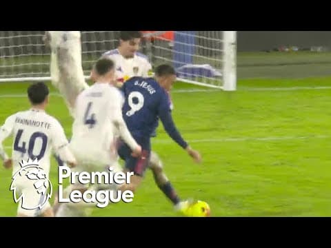 Gabriel Jesus makes it 4-0 for Arsenal against Leeds | Premier League | NBC Sports
