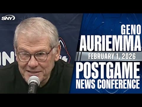 Geno Auriemma on UConn's 'tale of two halves' in win over Tennessee