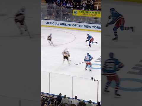 BORGY THROUGH TRAFFIC 🚨 #willborgen #nyr #nhl #hockey #goal