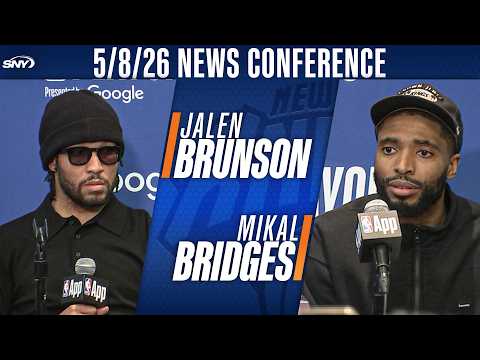 Jalen Brunson and Mikal Bridges on Knicks' 108-94 win over the 76ers