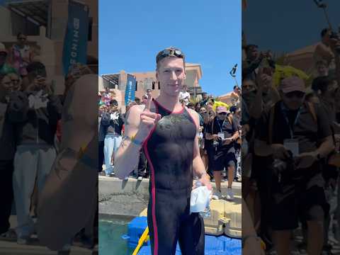 When Florian went for an „easy swim“ 🏊 #openwaterswimming #openwater #aura #swimming