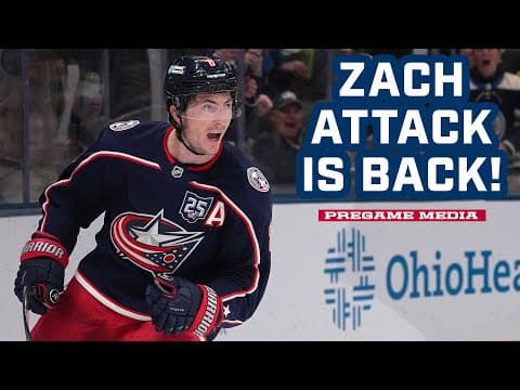 THE ZACH ATTACK IS BACK! Zach Werenski Returns to the Lineup Today vs. the Sabres 😤 | Pregame Media