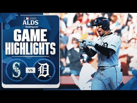 Mariners vs. Tigers AL Division Series Game 4 Highlights (10/8/25) | MLB Highlights