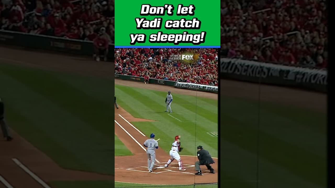 Yadi pulled this off in a World Series Game 7!