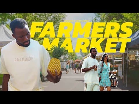 Local Farmers Market Haul → Making a Love Inspired Dish at Home 🍳💐