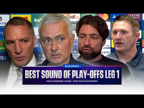 "NOT a beautiful game" Mourinho on DRAW with Benfica | PLUS Brendan Rodgers, Robbie Keane & MORE 🗣️