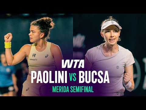 Jasmine Paolini vs. Cristina Bucsa | 2026 Merida Semifinals | WTA Match Highlights