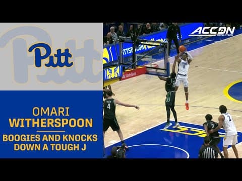 Pitt's Omari Witherspoon Boogies & Knocks Down A Tough J