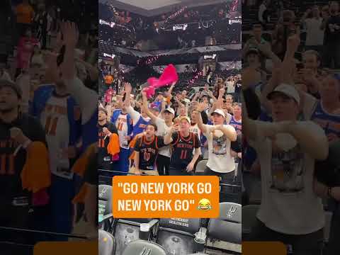 Stephen A. Smith enjoying the Game 1 win with Knicks fans 🔥