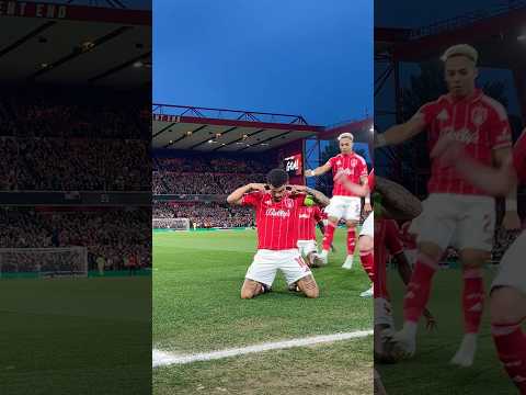 The UNMISSABLE moment Forest secured their place in the Europa League SEMI-FINALS 😍✊