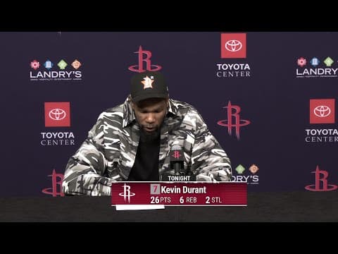 Kevin Durant with a Press Conference vs Clippers