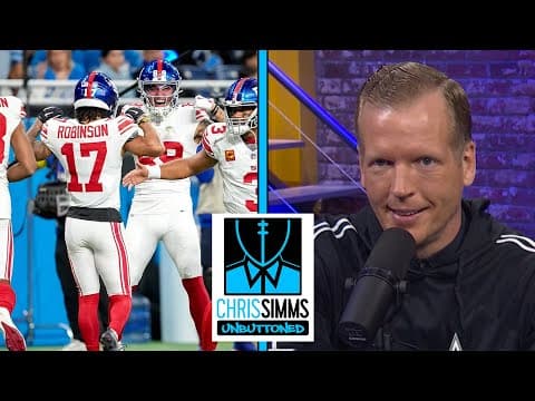 NFL Week 13 Preview 2025: NY Giants vs. New England Patriots | Chris Simms Unbuttoned | NFL on NBC