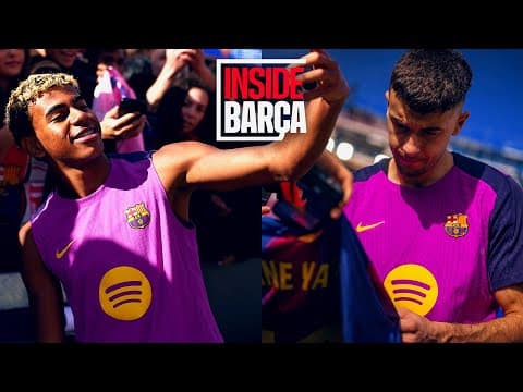 WHAT YOU DIDN’T SEE AT SPOTIFY CAMP NOU TRAINING | Inside View FC Barcelona 🔵🔴