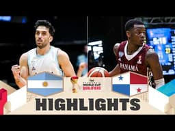 Argentina 🇦🇷 v Panama 🇵🇦 | Highlights | FIBA Basketball World Cup 2027 Americas Qualifiers