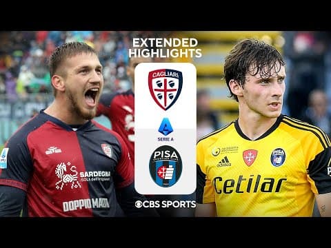 Cagliari vs. Pisa: Extended Highlights | Serie A | CBS Sports Golazo