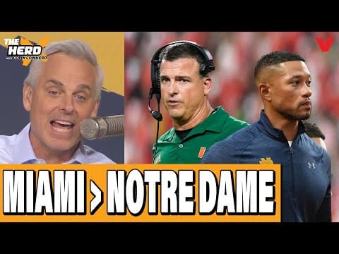 Colin Cowherd REACTS to Miami, Notre Dame & Texas College Football Playoff drama | THE HERD