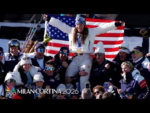 Breezy Johnson on win: 'Good things come to those who wait' | Winter Olympics 2026 | NBC Sports