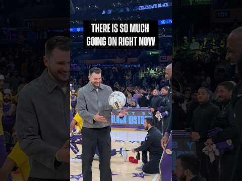 Luka, LeBron, Jaxson, & Austin chose CHAOS pregame #lakers