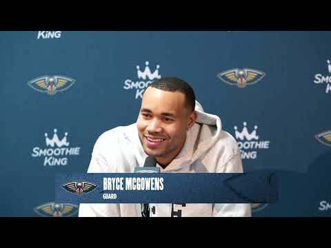 Bryce McGowens on setting a new career high | Pelicans-Trail Blazers Postgame Interview 12/11/25