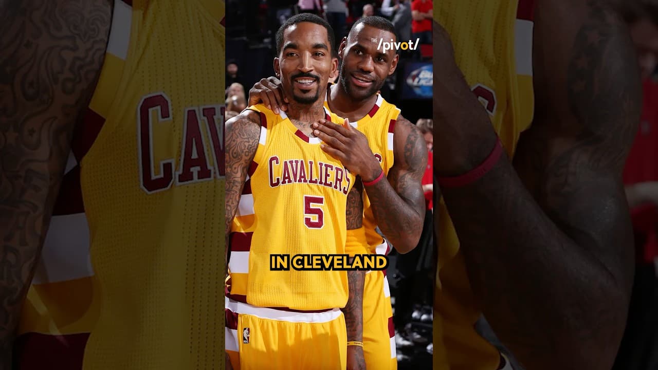 Lebron taught me the meaning of sacrifice and what it is to be a team. #NBA