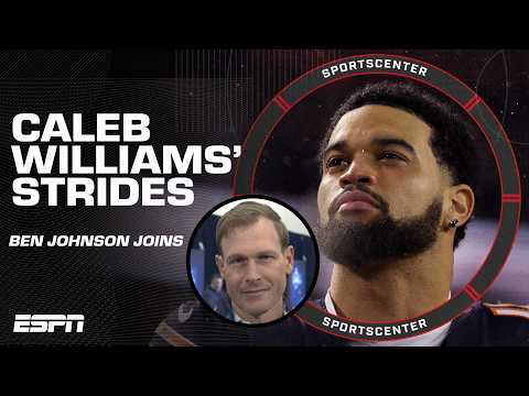 Bears HC Ben Johnson expects Caleb Williams to be LIGHT YEARS BETTER next season 🚀 | SportsCenter