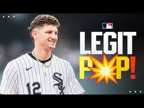Colson Montgomery has hit 18 home runs AS A ROOKIE since the All-Star break! 😳
