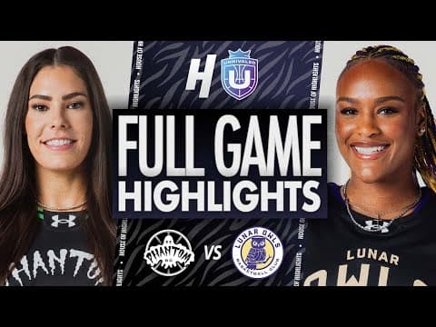 Phantom vs Lunar Owls - FULL GAME HIGHLIGHTS | February 1, Unrivaled 2026