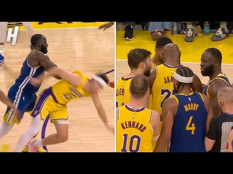 Draymond KNOCKED Austin Reaves to the Floor 😳