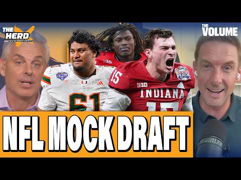 Colin Cowherd REACTS to Joel Klatt’s NFL Mock Draft | THE HERD College Football
