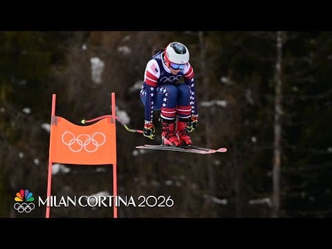Breezy Johnson 'exercises demons' in bumpy downhill training | Winter Olympics 2026 | NBC Sports