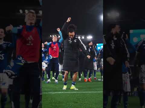 La joie des Bleu & Blanc, avec la Meinau 🥰🥰