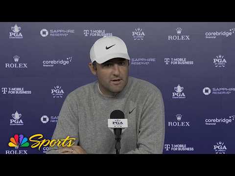 Scottie Scheffler on atmosphere at PGA Championship: 'Great energy' | Golf on NBC Sports
