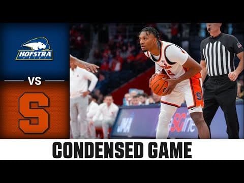 Hofstra vs. Syracuse Condensed Game | 2025-26 ACC Men's Basketball