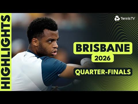 Medvedev, Mpetshi Perricard & Korda All Feature | Brisbane 2026 Quarter-Final Highlights