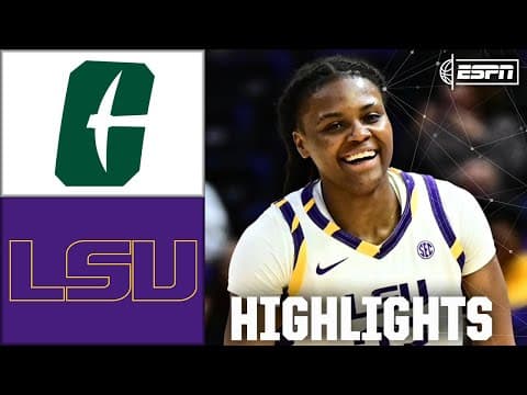 Charlotte 49ers vs. LSU Tigers | Full Game Highlights | ESPN College Basketball