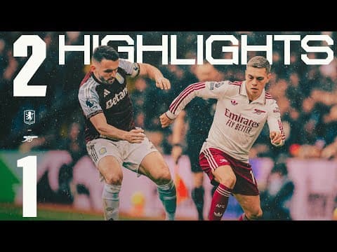 HIGHLIGHTS | Aston Villa vs Arsenal (2-1) | Premier League