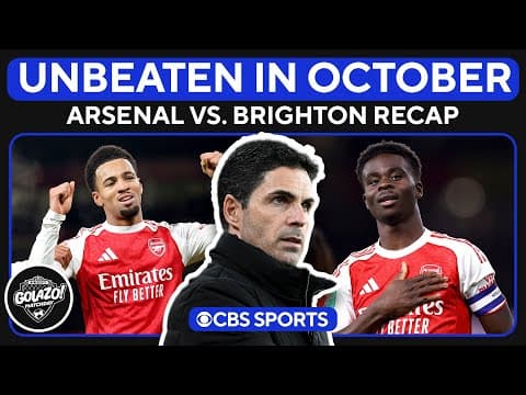 ARSENAL KEEP WINNING | 11 straight wins  | Arsenal vs Brighton analysis | Golazo Matchday