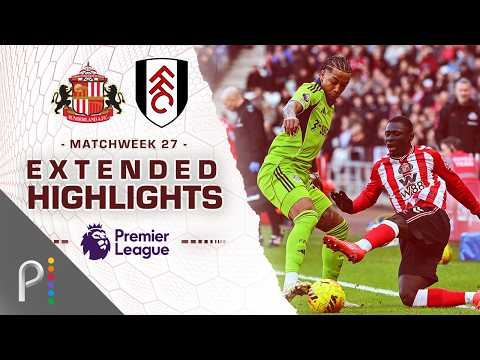 Sunderland v. Fulham | PREMIER LEAGUE HIGHLIGHTS | 2/22/2026 | NBC Sports