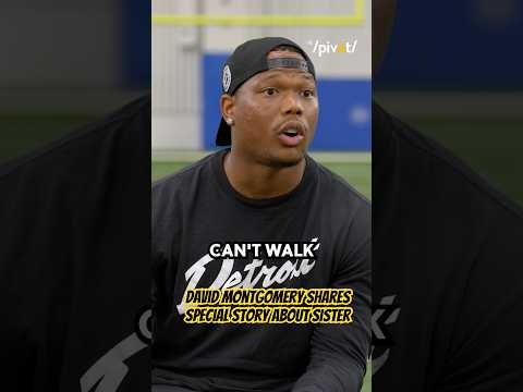 David Montgomery talks about overcoming adversity #mondaymotivation