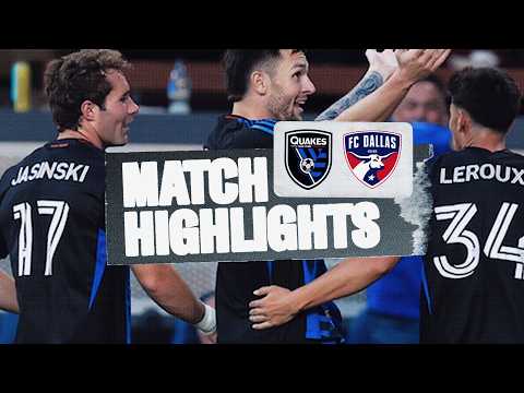 MATCH HIGHLIGHTS: San Jose Earthquakes vs  FC Dallas | May 16, 2026