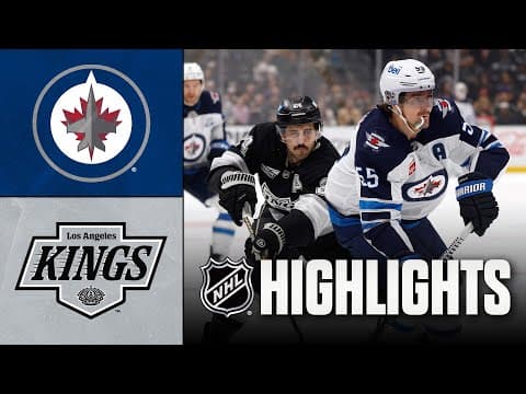 NHL Highlights | Jets vs. Kings | November 04, 2025