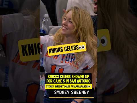 Knicks celebs SHOWED OUT for Game 5👀